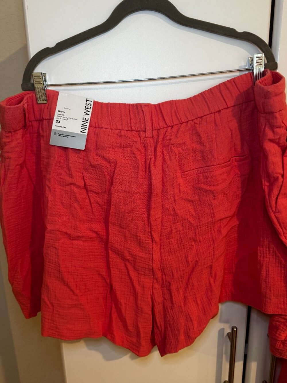 Women's Plus Nine West Summer Linen Shorts 2x NWT - Picture 5 of 7